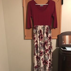 Pink Lily maxi dress